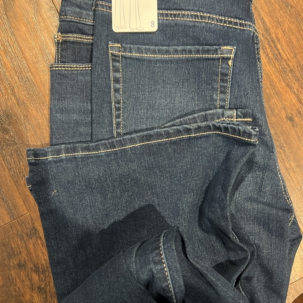 Seven and seven felicity Slim flare, high-rise jeans, blue color, new - Picture 4 of 11